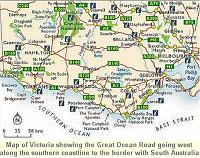  We followed the Great Ocean Road from Geelong to Warrnambool, where we went north to the Grampians National Park